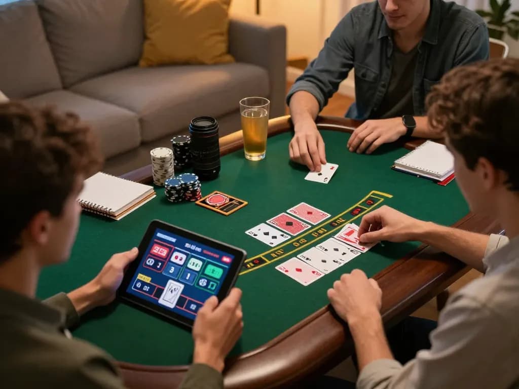 Players enjoying an online blackjack game on 789club, showcasing strategy and engagement.