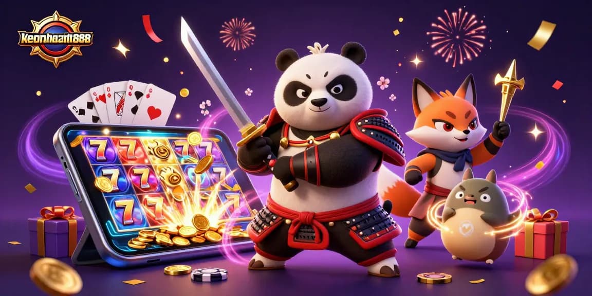 Engage in thrilling gameplay with keonhacaibet888 as vibrant games, festive energy, and exciting characters converge