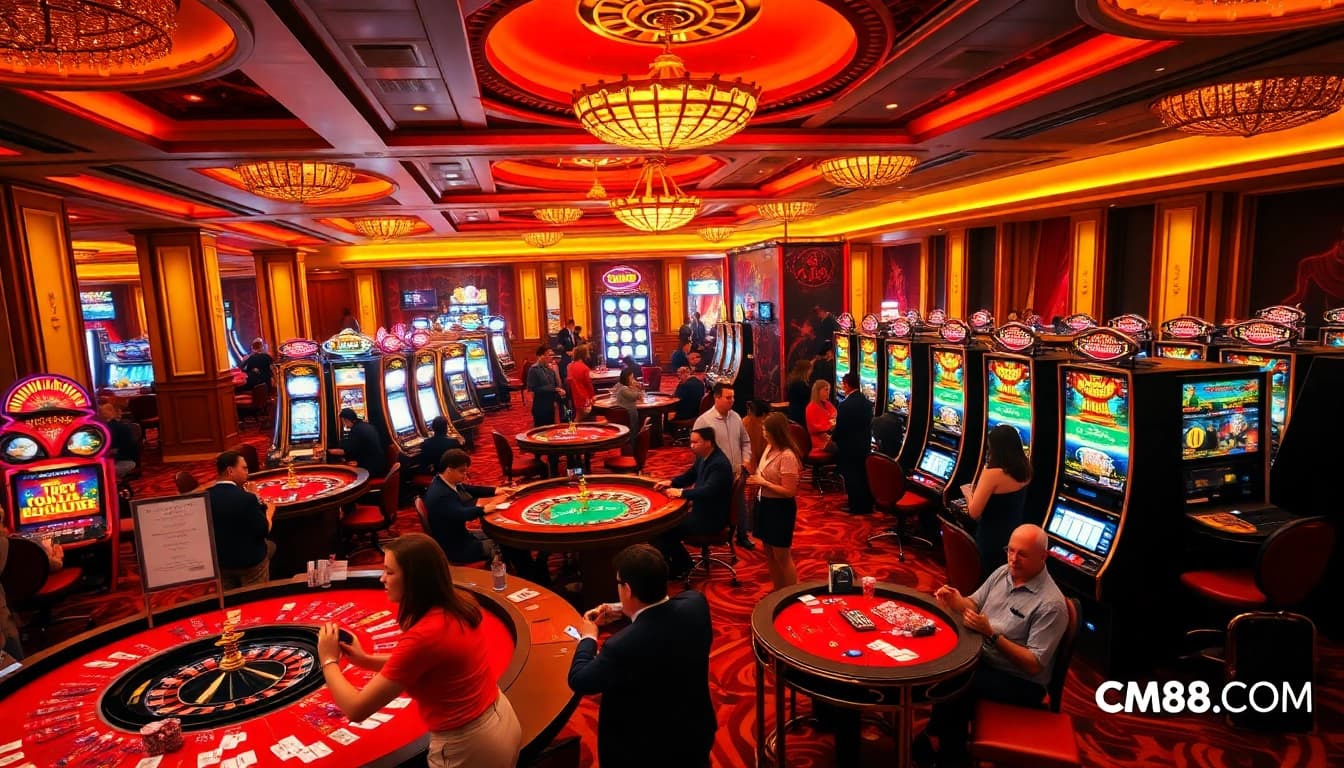 Experience the thrill of winning at CM88.COM with vibrant casino games and engaging players.