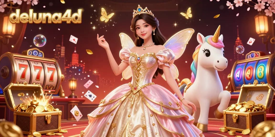 Experience unbeatable fun at deluna4d with vibrant casino elements and captivating magical illustrations.