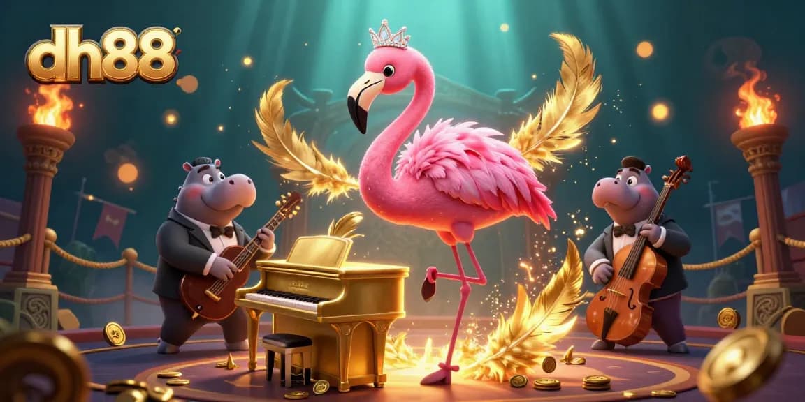Engage in thrilling gameplay at dh88 with vibrant casino scenes featuring lively characters and immersive elements.