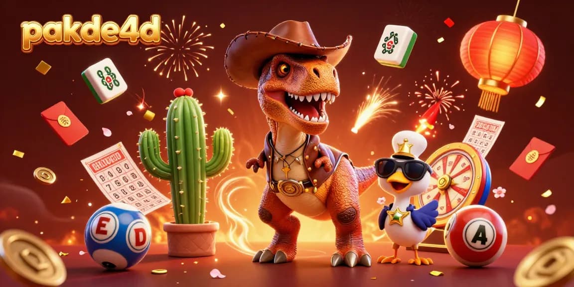 Experience thrilling wins with pakde4d in this vibrant, action-packed lottery scene featuring magical characters.
