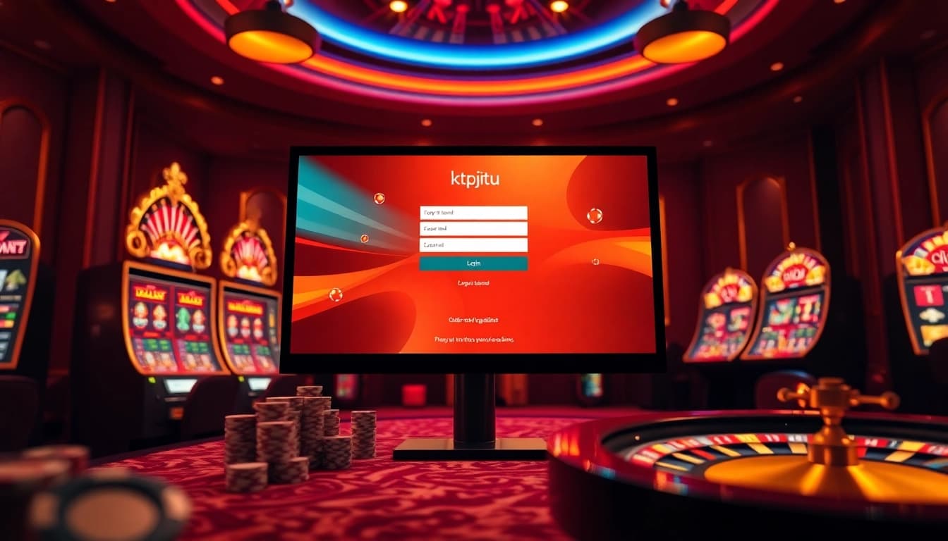 Experience ktpjitu login scene with engaging online casino elements for exciting gaming.