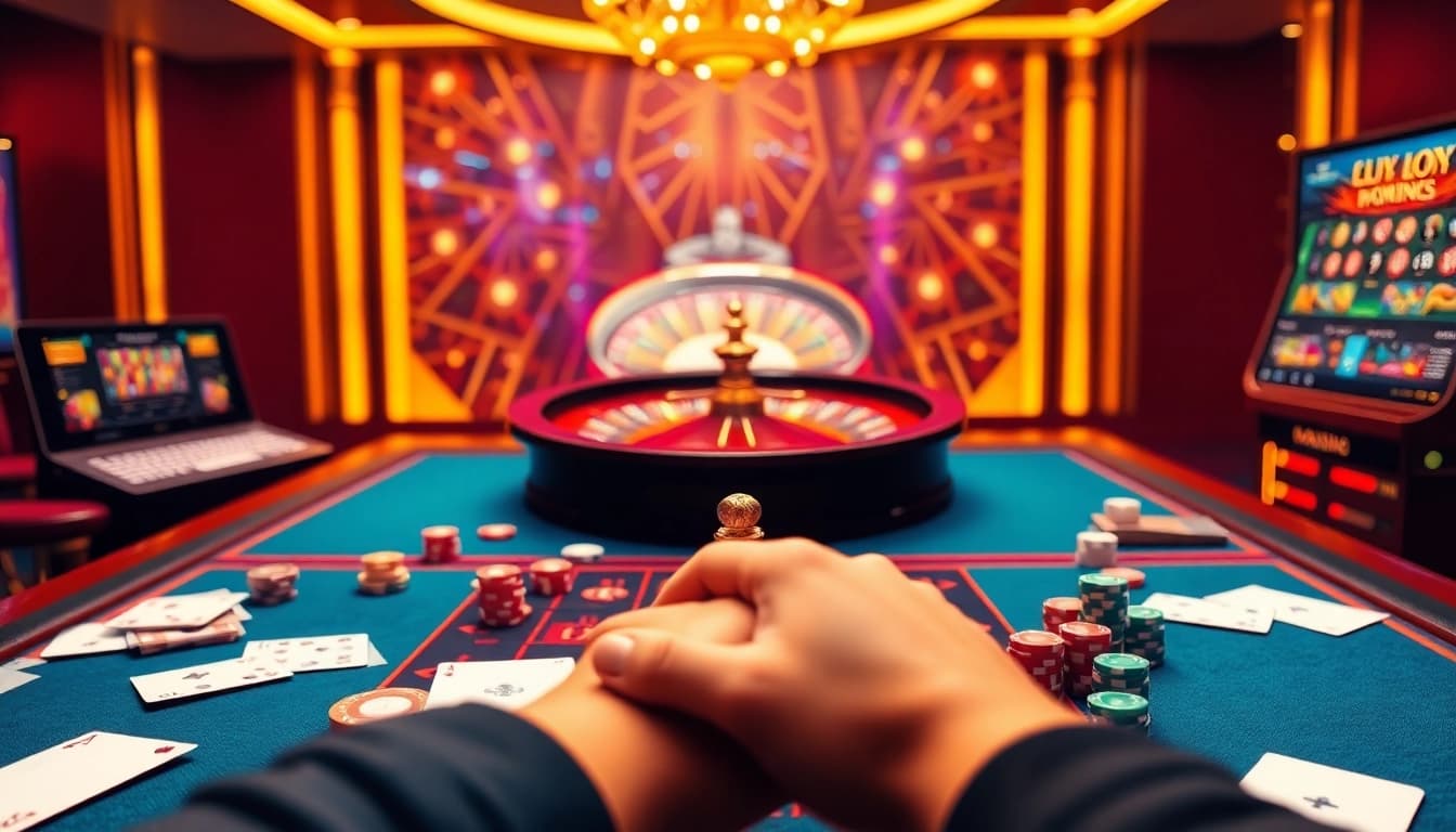 Experience the thrill of online gambling at https://luck8com.host/ with vibrant casino tables and live betting interfaces.