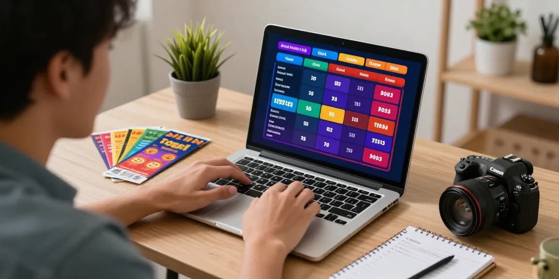 Exciting situs togel online gaming scene with player engaged in betting activities.