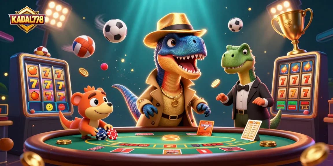 KADAL778 engages players with a fresh slot experience, featuring thrilling characters and vibrant casino elements