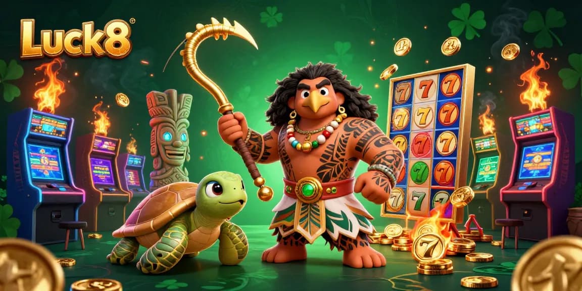 Engage in thrilling gameplay at Luck8 with an exciting 3D cartoon gaming adventure.