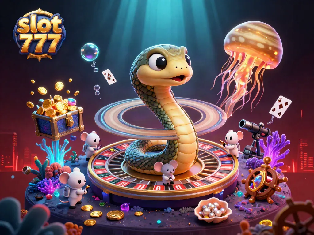 Menangkan pengalaman slot 777 yang mengasyikkan dengan karakter 3D dan elemen kasino.