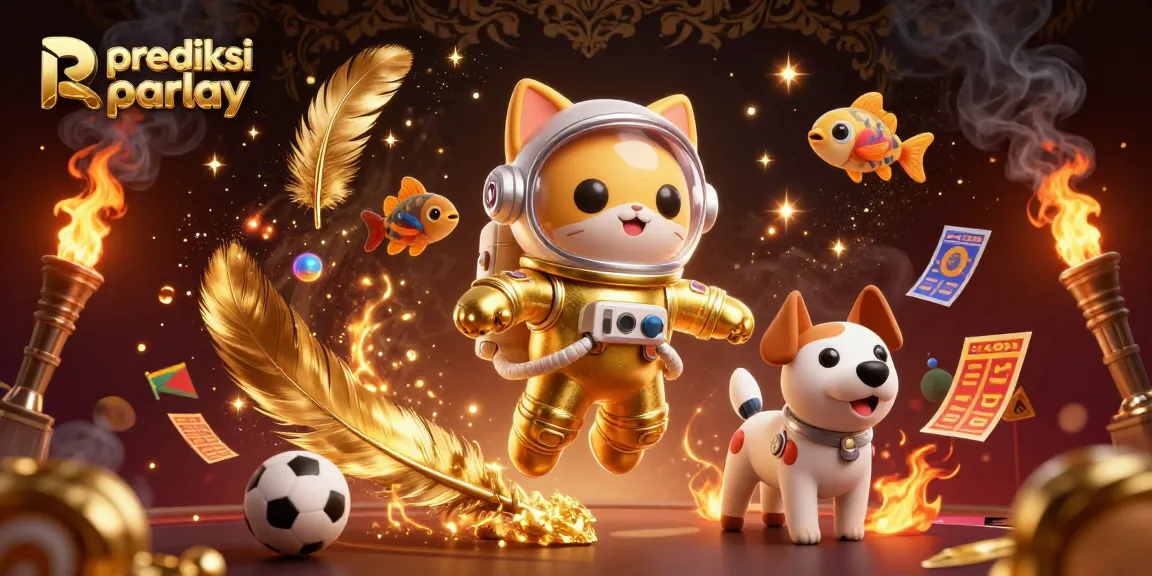 Boost your bets with prediksi parlay, featuring a vibrant cosmic gaming scene.