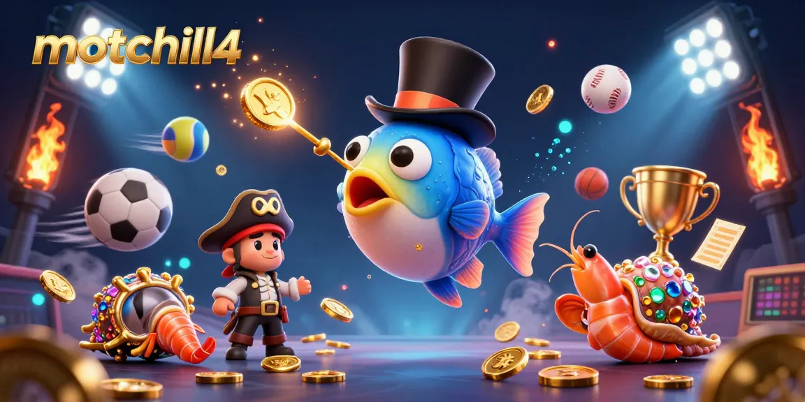 Experience the thrill of winning with motchill4's dazzling undersea gambling adventure featuring dynamic sports elements.
