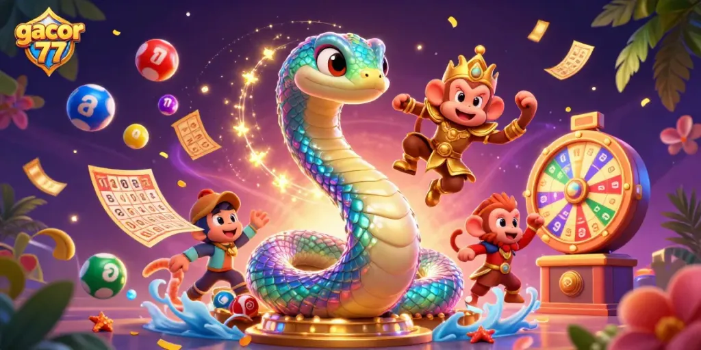 Gacor 77 menghidupkan suasana menang dengan mainan slot dan bola lotere yang berwarna-warni