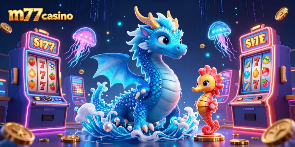 M77casino: Menangkan jackpot dengan naga azur, ksatria kuda laut, dan mesin slot 3D yang mengagumkan.