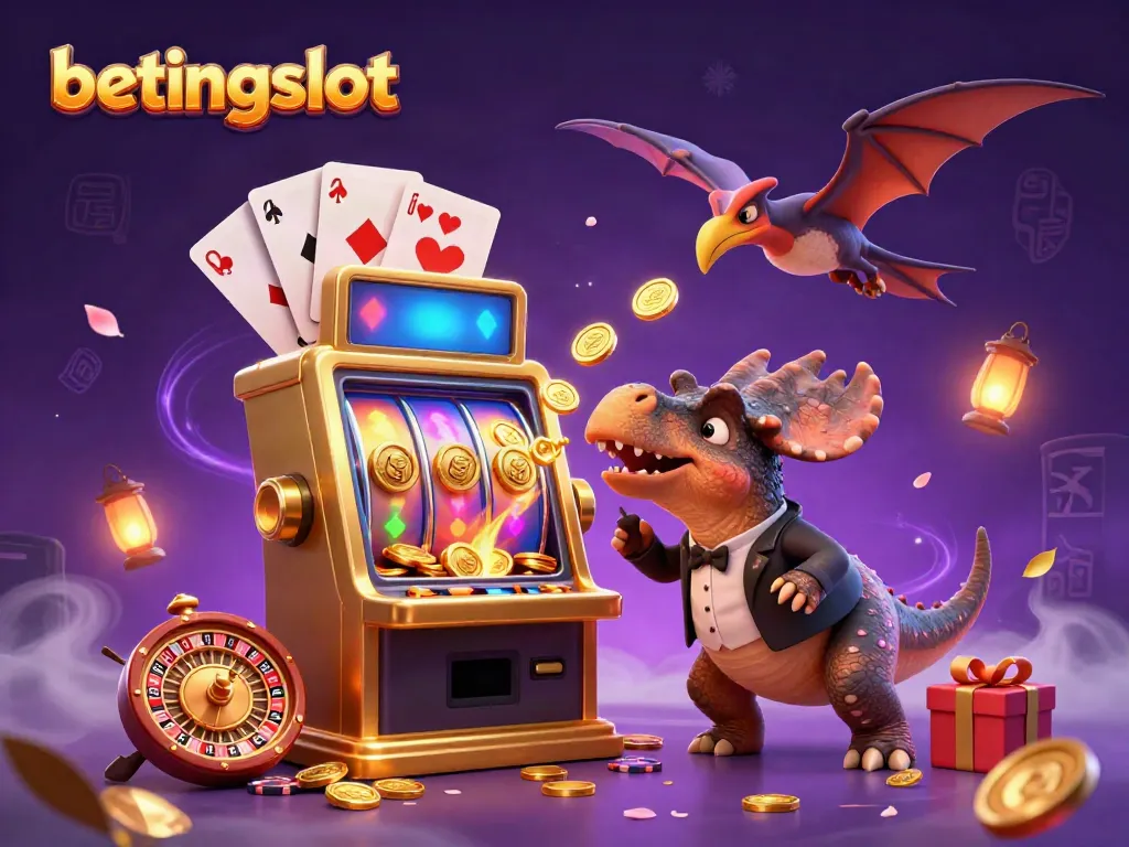 Slot jackpot dibayar di betingslot dengan dino dalam kasino 3D