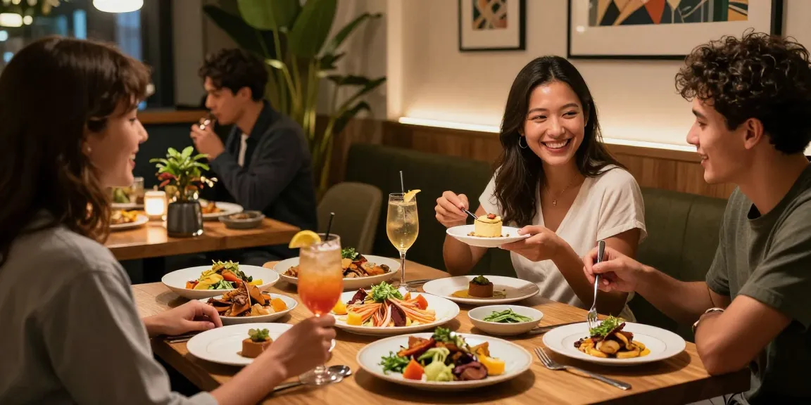 Sydney303 Login featuring foodies savoring modern dishes in an elegant restaurant.