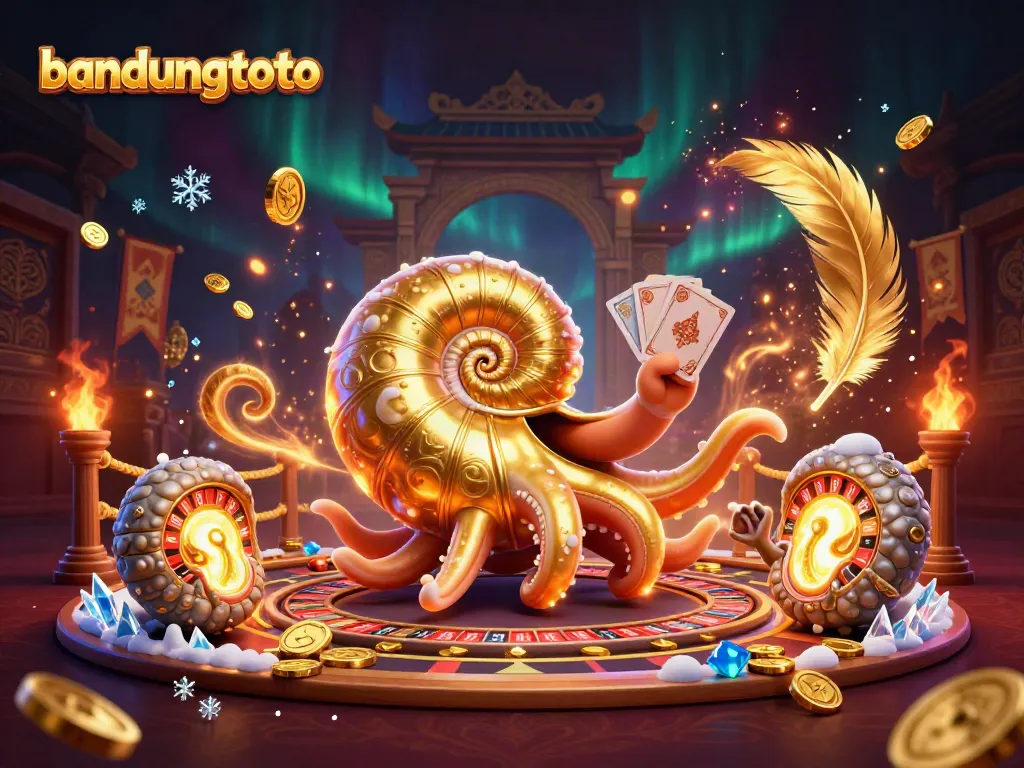 Join the excitement at bandungtoto with the ancient giant nautilus illustrating a vibrant casino scene.