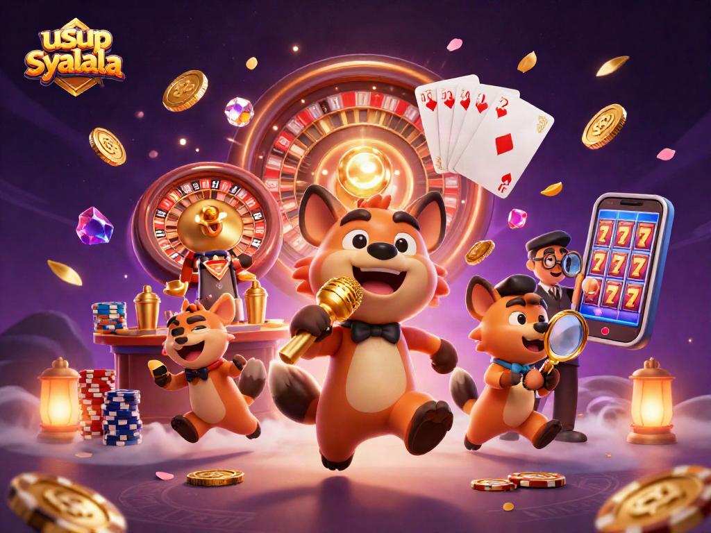 Slot menarik di usup syalala dengan hyena bertema kasino yang menghibur dan serpihan keberuntungan.