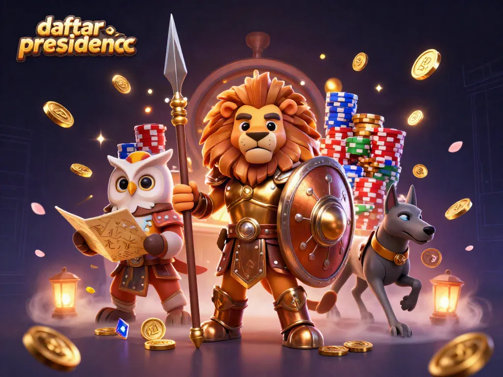 Experience thrilling moments with daftar presidencc in this vibrant 3D casino adventure.
