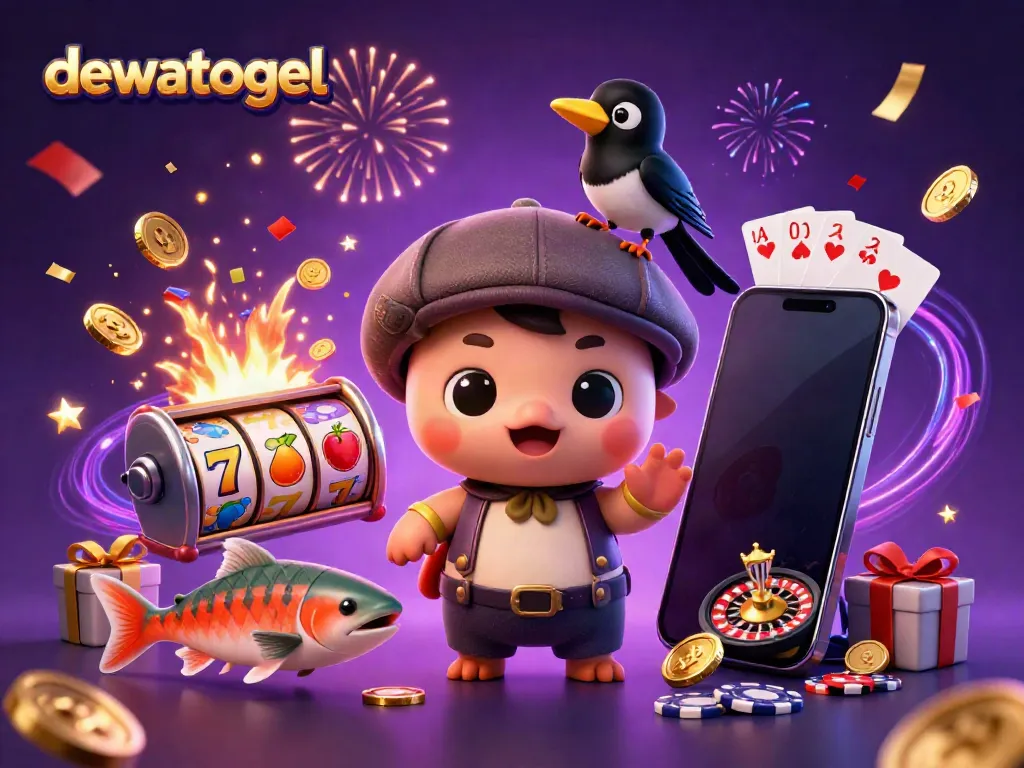 Permainan togel seru dengan dewatogel yang menampilkan karakter Nessie dan elemen permainan menarik.