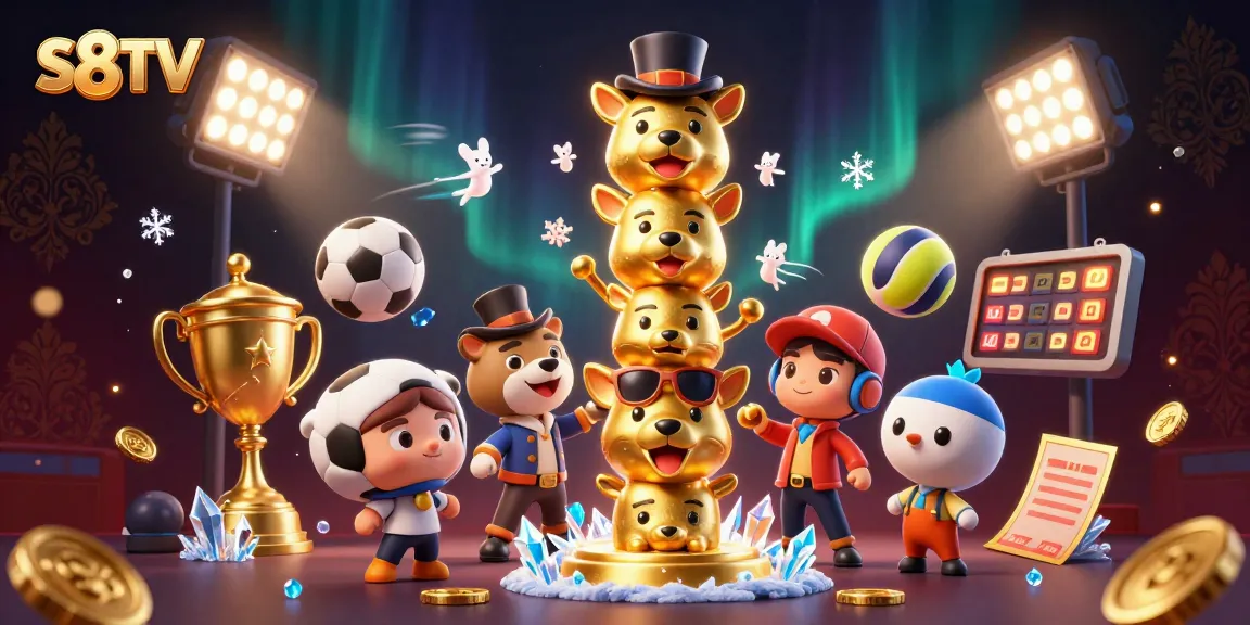 Watch S8TV's thrilling sports betting experience with dynamic gaming visuals and vibrant energy.
