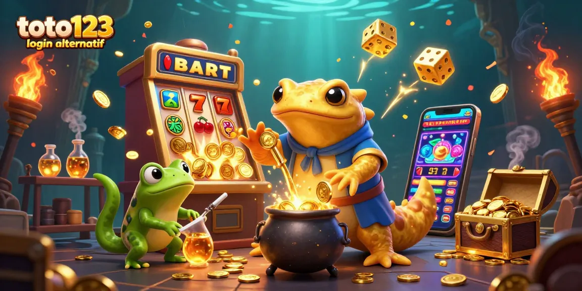 Explore exciting games with the latest toto123 login alternatif in this vibrant casino scene.