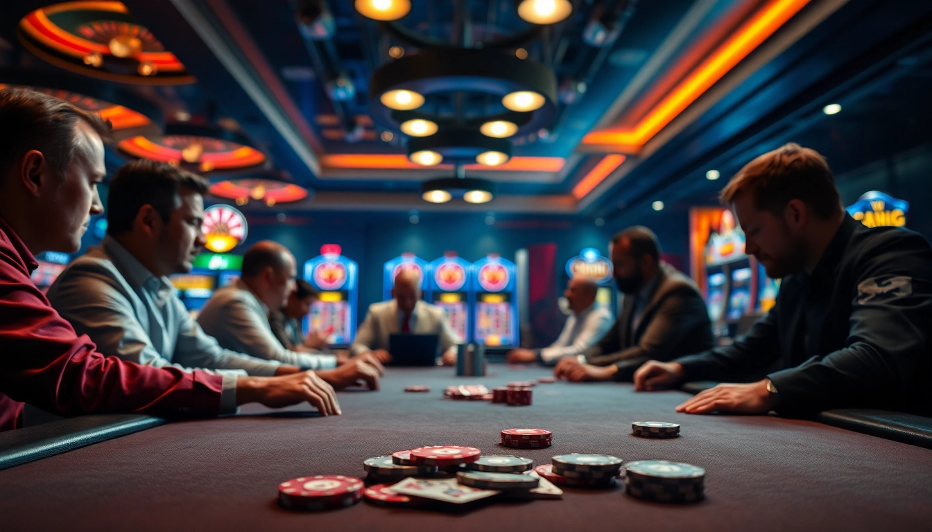 Berhasil memainkan afktoto dengan poker yang menarik di meja yang ramai.